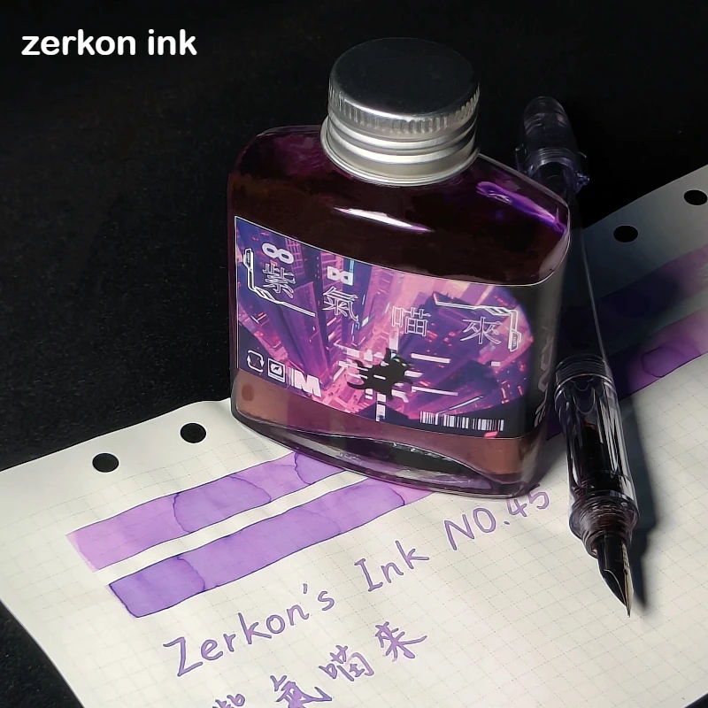 Zerkon ink 59 Colors Sheen Fountain Pen Ink 5ml Gradient Color Ink for Majohn JINHAO Hongdian Stationery School Supplies