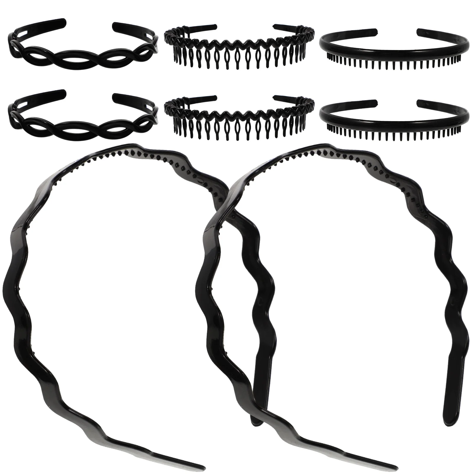 

8pcs Non-slip Women Girls Sport Hair Athletic Workout Headband For Washing Face Wash Styling Premium Lightweight Gift
