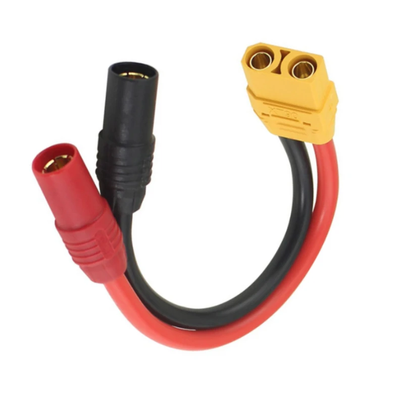 AS150 XT150 Male/Female To XT60 XT90 Plug DC Power Conversion Cable Connector 10AWG Silicone Wire Suitable for RC Batteries