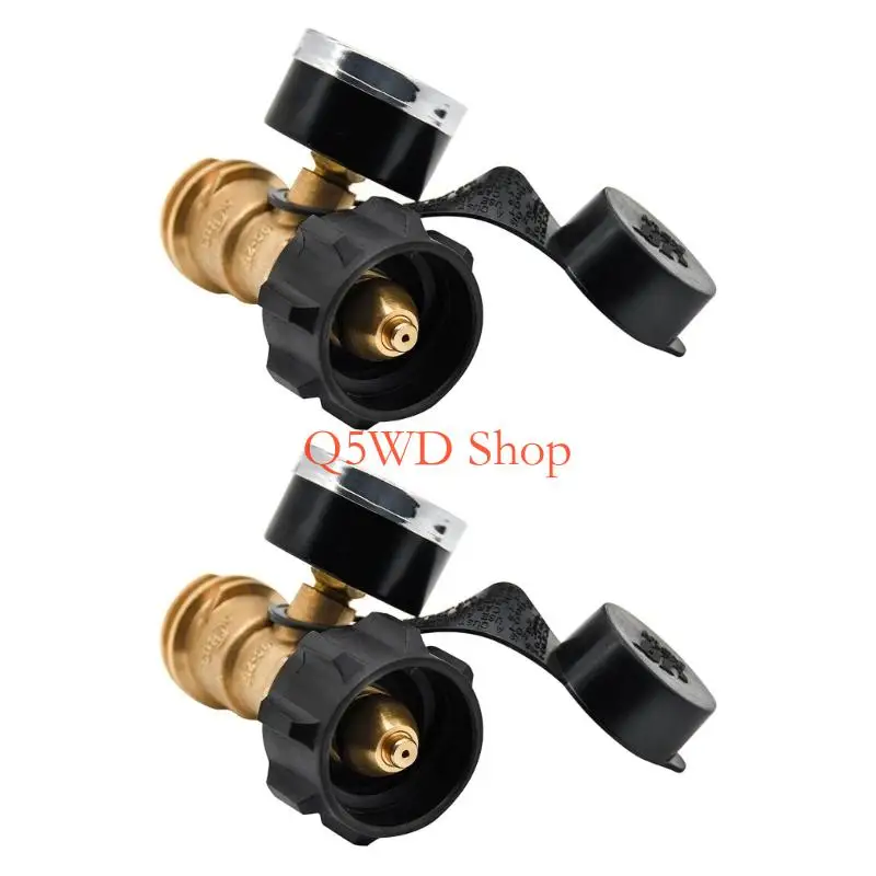 Q5WD Reliable Fuels Level Adapter Proof Metal Propane Gauge Connector