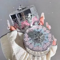 Flower Knows Swan Ballet Series Powder Makeup Control Rose Scent Music Box Loose Setting Powder Long Lasting Matte