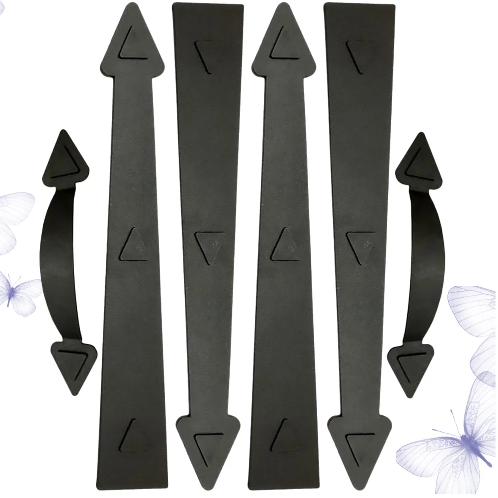 

1Set Garage Door Handles Decorative Premium ABS Weather Resistant Magnetic Ornamental Handle for Home Exterior Upgrade Black