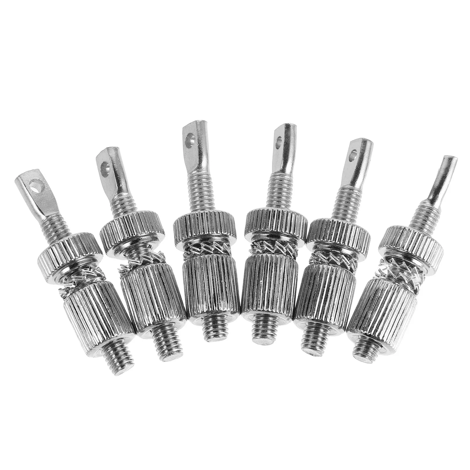 6Pcs Bass Drum Pedal Spring Assembly Precision Replacement Parts for Kick Drum Foot Pedal Repair Stable Tension for Performance