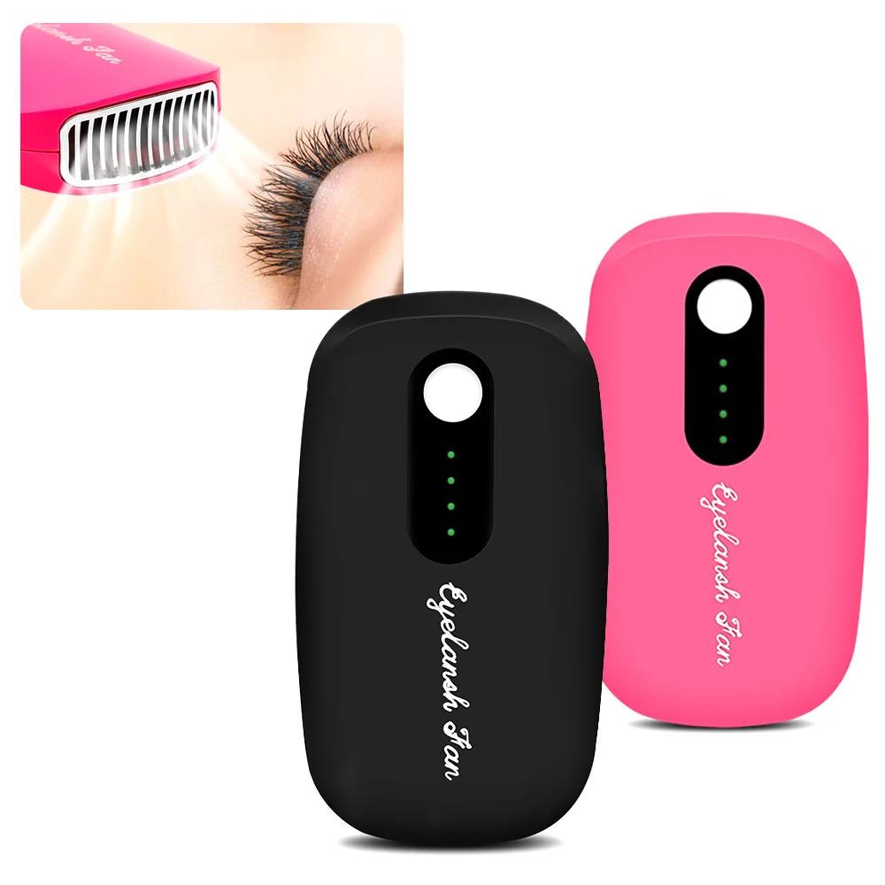 Hot Mini Portable Eyelash Fan Air Conditioning USB Blower Eyelash Glue Fan Grafted Lashes Dedicated Dryer Women Makeup Tools