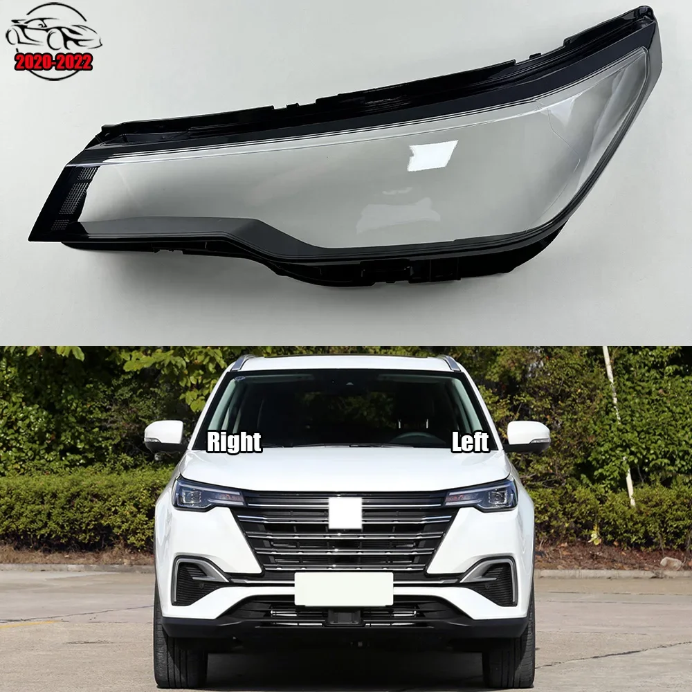 

For ChangAn CS55 Plus 2020 2021 2022 Car Accessories Headlamp Cove Headlight Shell Transparent Lampshade Lens Plexiglass