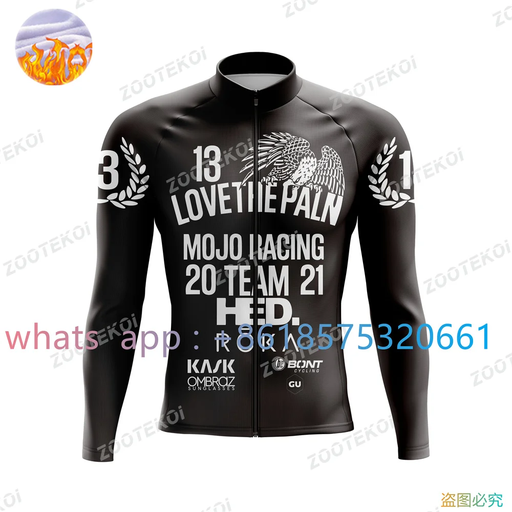 

Love The Pain Winter Jacket Thermal Fleece Men Team Usa Cycling Jacket Long Sleeve Jersey Mtb Road Bike Clothes Ciclismo Hombres