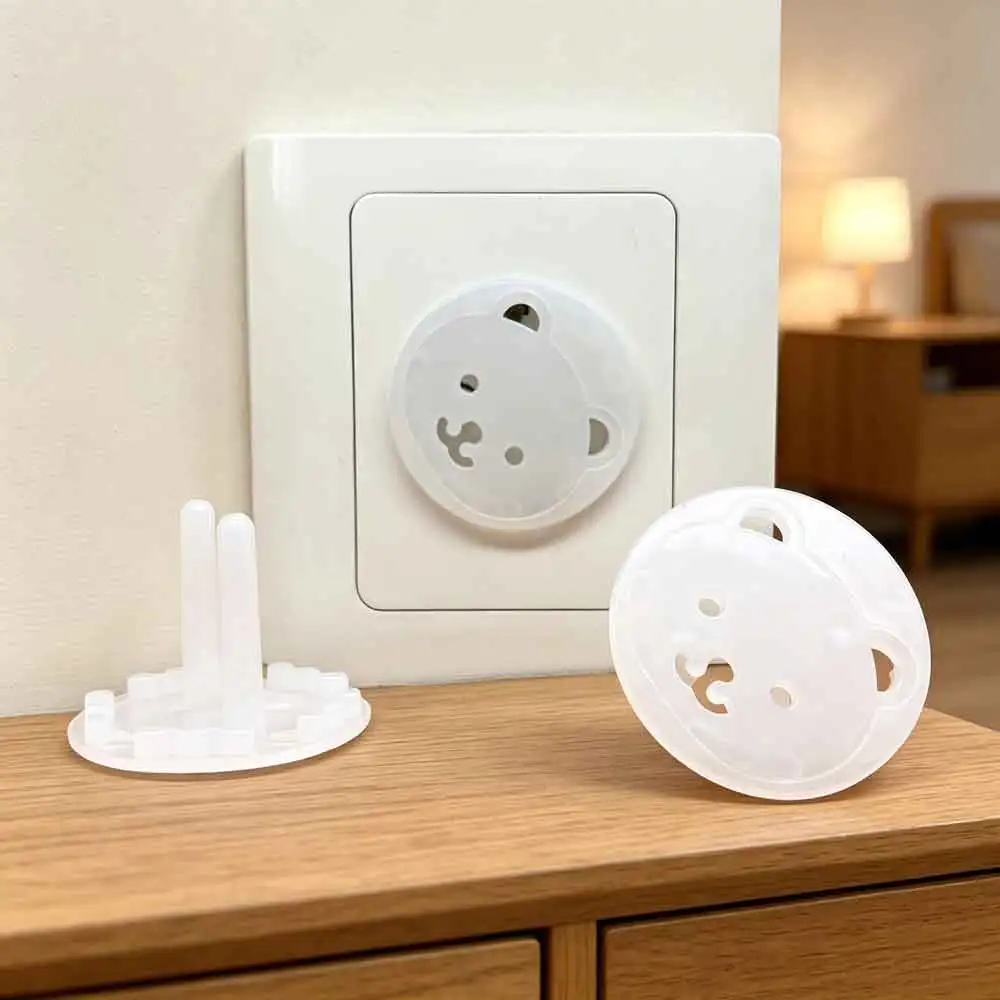 vvocci socket cover Baby Child Protector Guard Mains Point Plug Bear 10X Power Kid Socket Cover baby safety