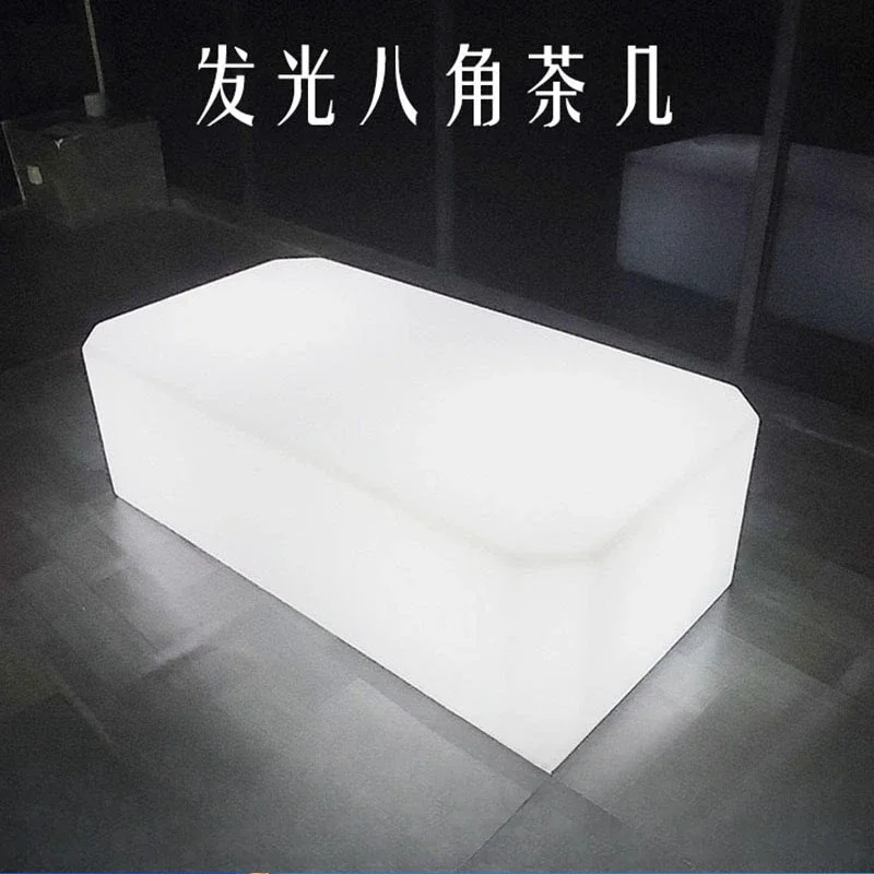 LED luminous table  furniture bar KTV outdoor mobile combination luminous table l coffee table