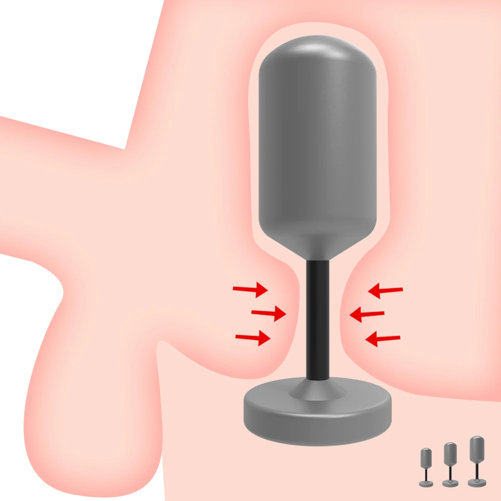 Anal Vagina Training Anal Plug Gravity Metal Anal Plug Sex Toys Butt Plug Small Anus Massager For Men Vagina Tightening Exercise