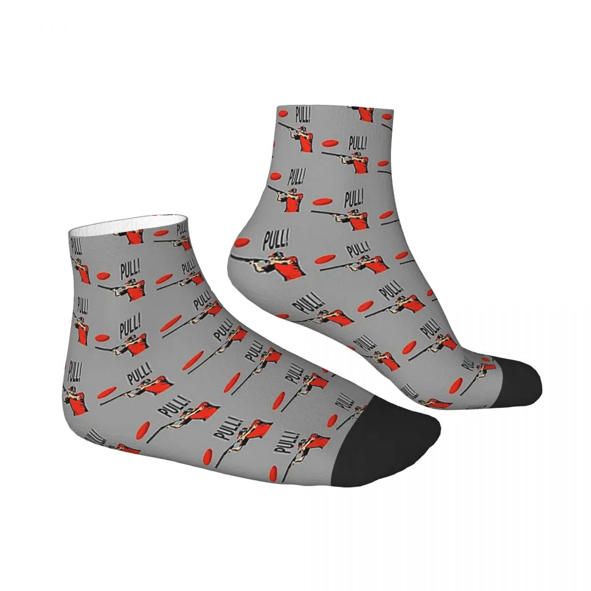 Skeet Clay Shooting Pigeon Trap Bird Hunters Shotgun Shells Pull Socks Harajuku Stockings All Season Socks for Unisex Gifts