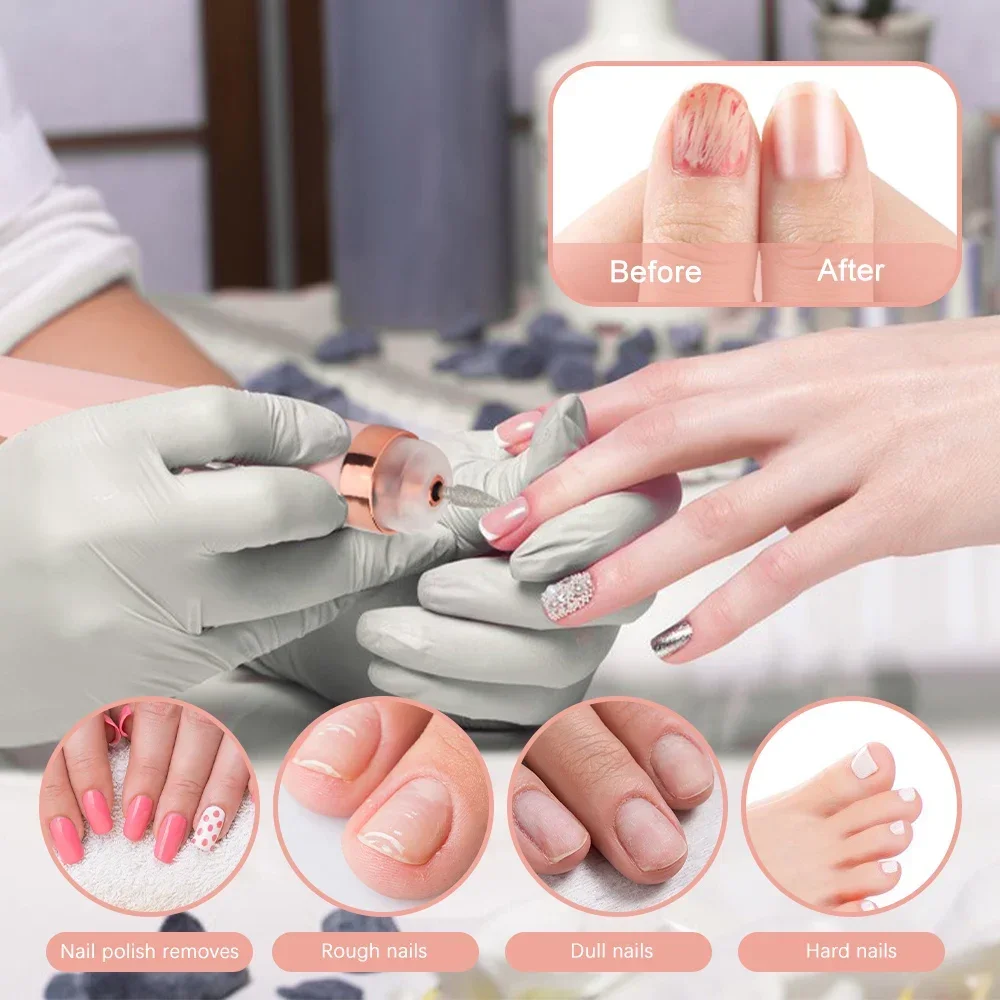 5 in 1 trapano elettrico per smalto per unghie con Mini strumento elettrico portatile leggero per penna per Manicure per trapano per Pedicure per la rimozione del Gel