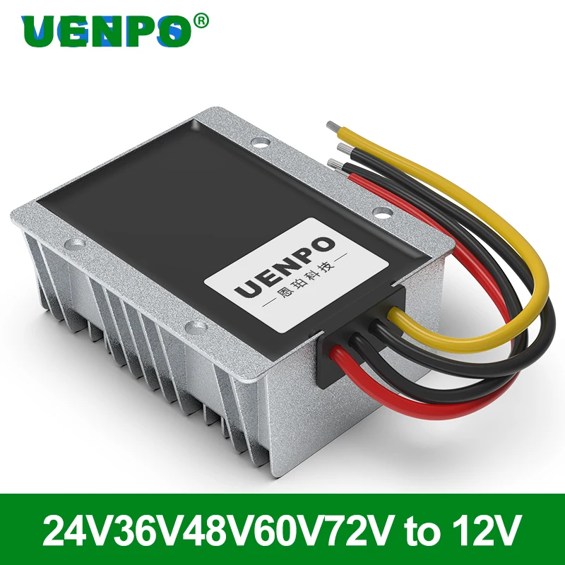 36V 48V 60V 72V 96V 120V 24V to 12V 30A 35A 40A on-board DC power converter DC40-150V to 12V step-down module