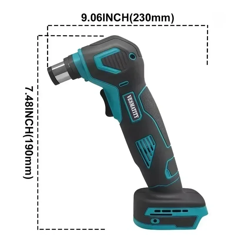 Vesmatity Cordless Auto Hammer Nailer 19000RPM Electric Palm Nail Driver for Makita 18V Battery, No More Hand-Hammering Fatigue