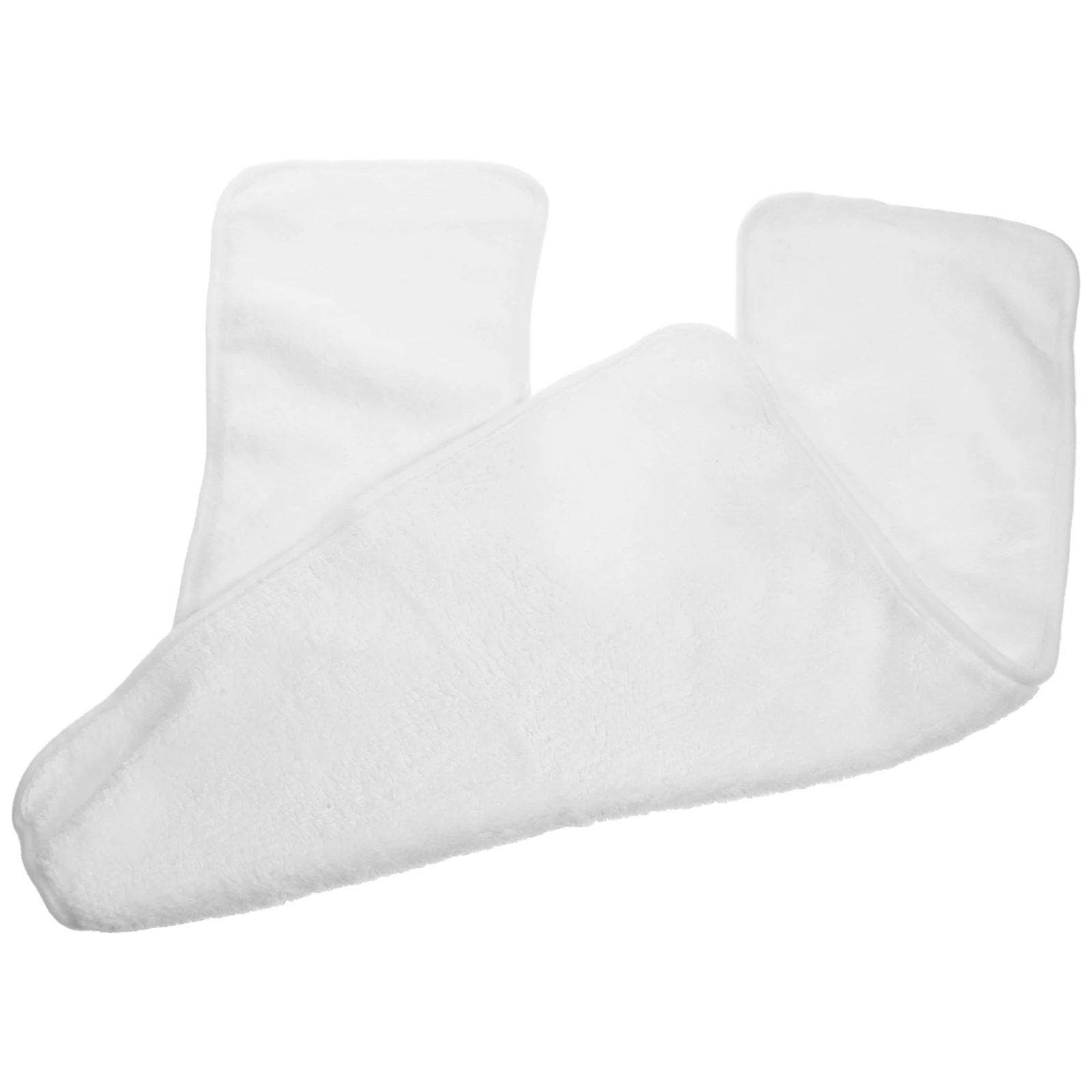 

Coral Beauty Towel Turban For Wet Hair White Quick Dry Hair Turban Fleece Bath Facial Travel Non Shedding Lightweight
