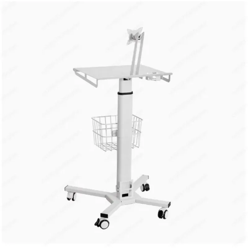 Mobile Laptop Trolley Height Adjustable All in One Workstation for Office Tablet