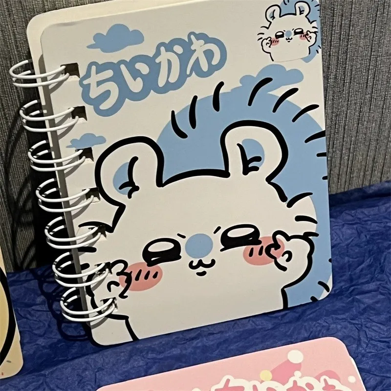 Kawaii Small Spiral Notebook Cute Rabbit Cat Bear Character A7 Pocket Lined Notepad Portable Mini Journal Gift for Girls view 3