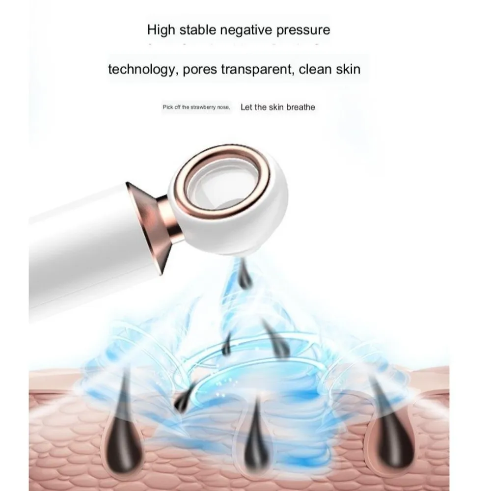 Dispositivo per la rimozione dei punti neri elettrico visivo Detergente per i pori Lente d'ingrandimento Strumento per la rimozione dei punti neri del viso Dispositivo per la rimozione dell'acne LED