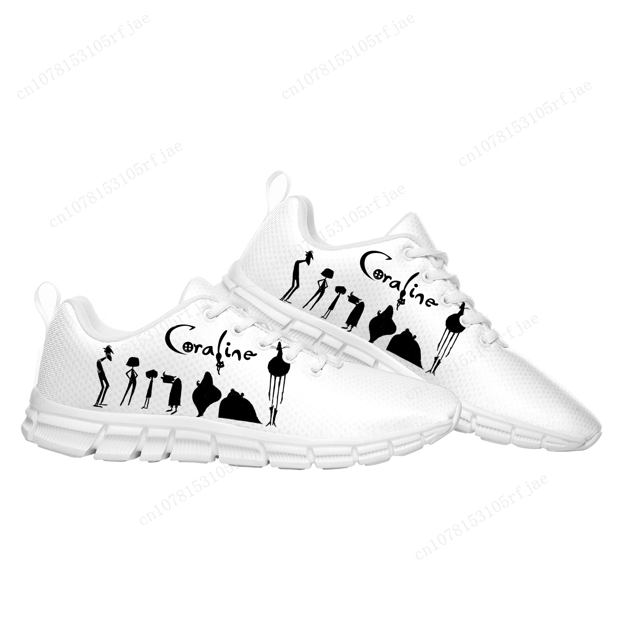 Coraline The Secret Door Sports Custom Shoes High Quality Mens Womens Teenager Fashion Sneaker Tailor Made Couple Built Shoes