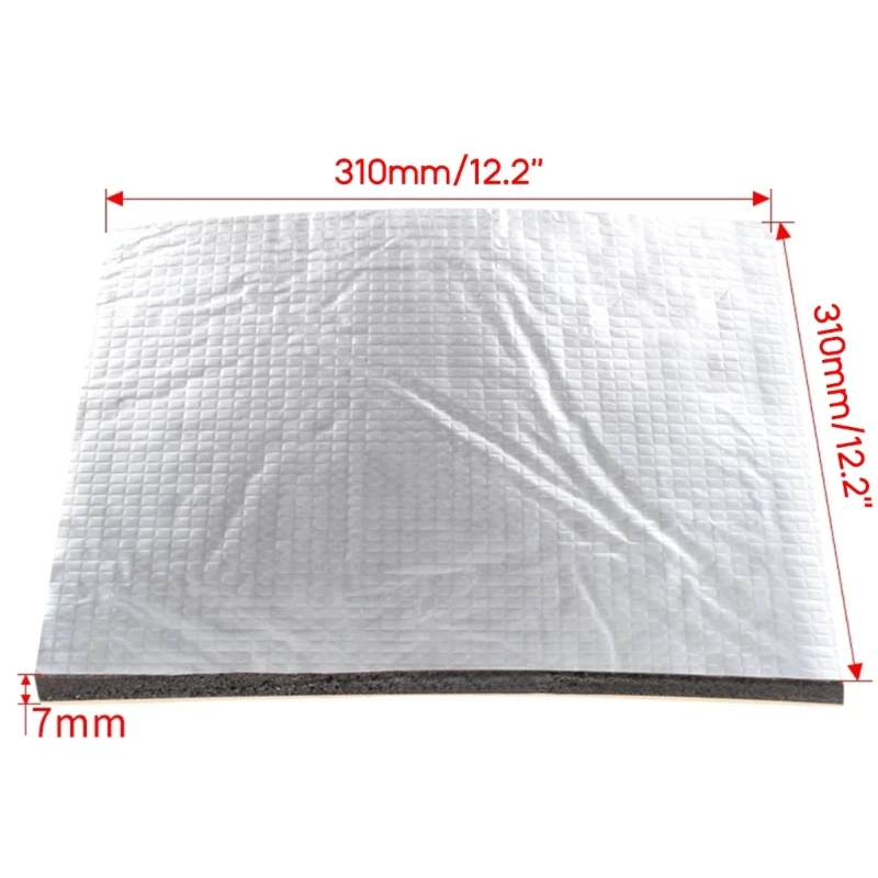 Heat Insulation Cotton Foil Self-Adhesive Insulation Cotton Sticker Pad Good Heat Sealing Performance Heat Bed Sticker