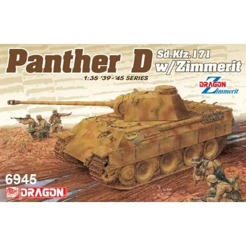 

DRAGON 6945 1/35 Sd.Kfz.171 Panther D с зуммером [DS Tracks] — комплект масштабной модели