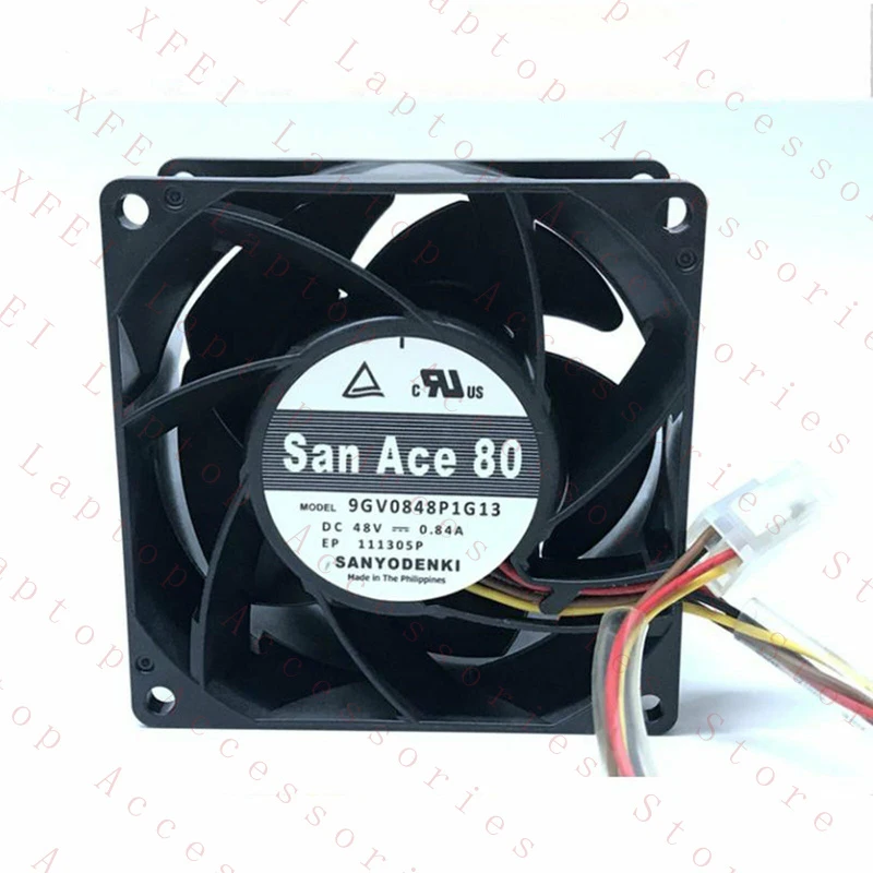 D  1PC for Sanyo 9GV0848P1G13 Cooling Fan 48V 0.84A 4-wire pwm