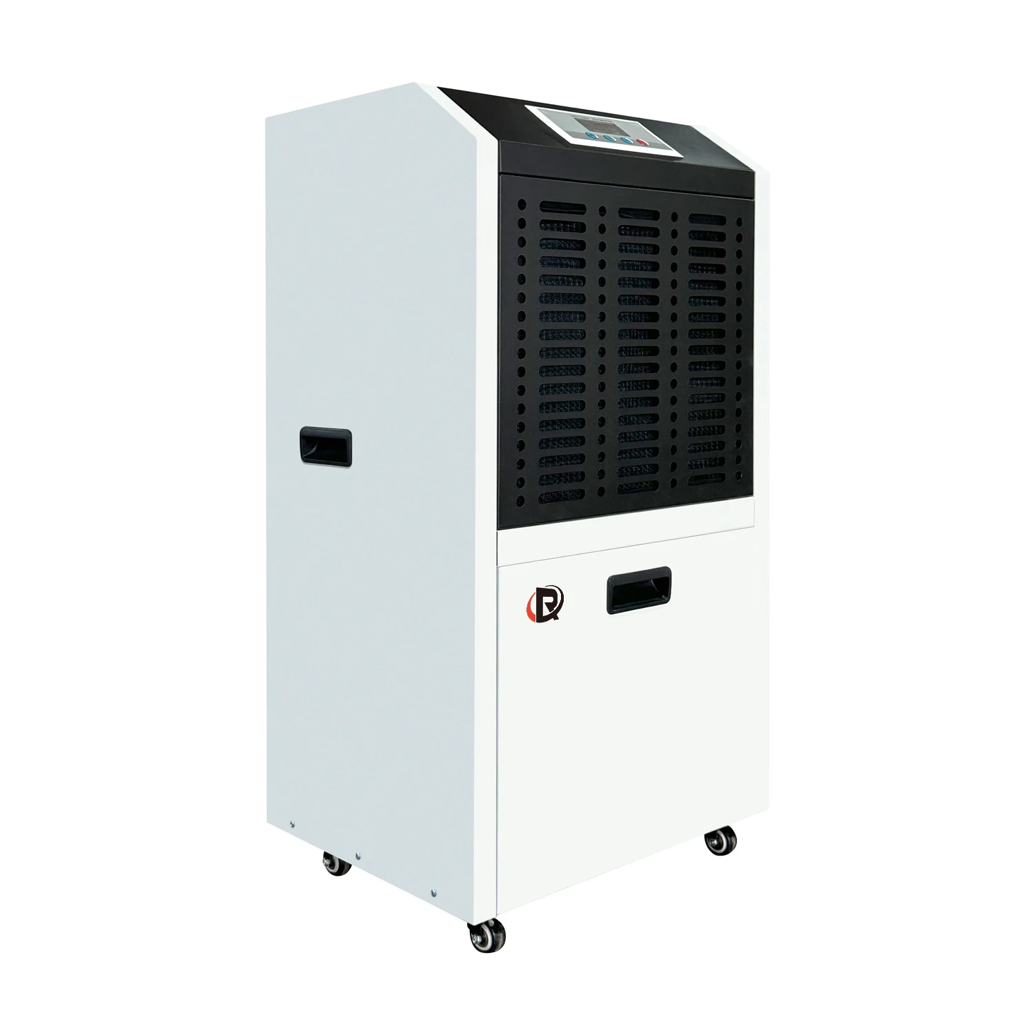 150L Four Wheels Remove Bsement Dehumidifier For Grow Room LCD Display Dehumidifier For Commercial And Industrial