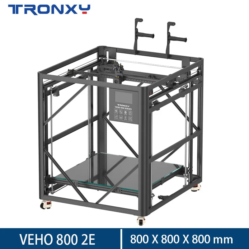 TRONXY VEHO 800-2E 2-IN-1 FDM Large Format 3D Printer 800*800*800mm Huge Build Size Direct Drive Dual-axis Guide DIY Kit