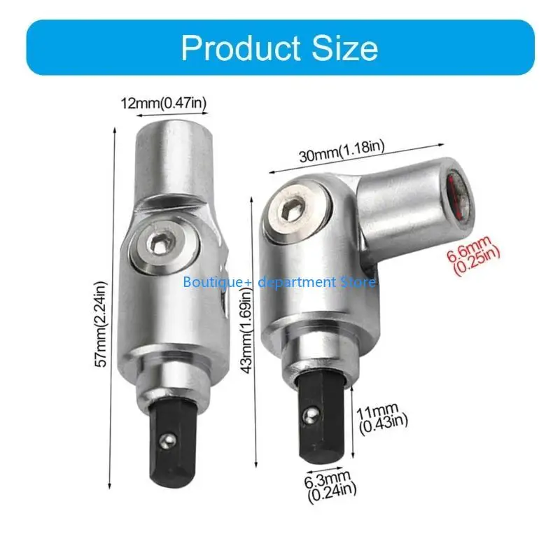 E1PD Bit Holder Swiveling Bit Tip Holder Set Set Drill Bit Extension Pivots