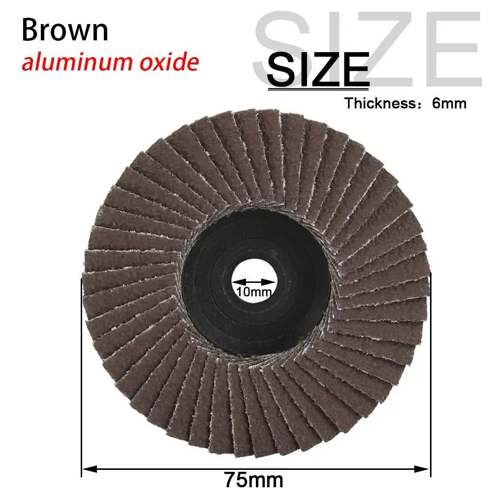 

1Pcs 75mm 3" Grinding Wheel Mini Angle Grinder Accessories For Metal Wood Polishing Flap Wheel Polishing Flat Flap Discs