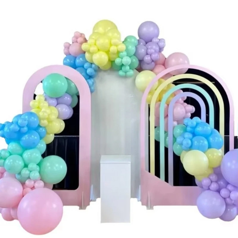 Elegant balloon decoration, wedding photo booth archway wedding backdrop