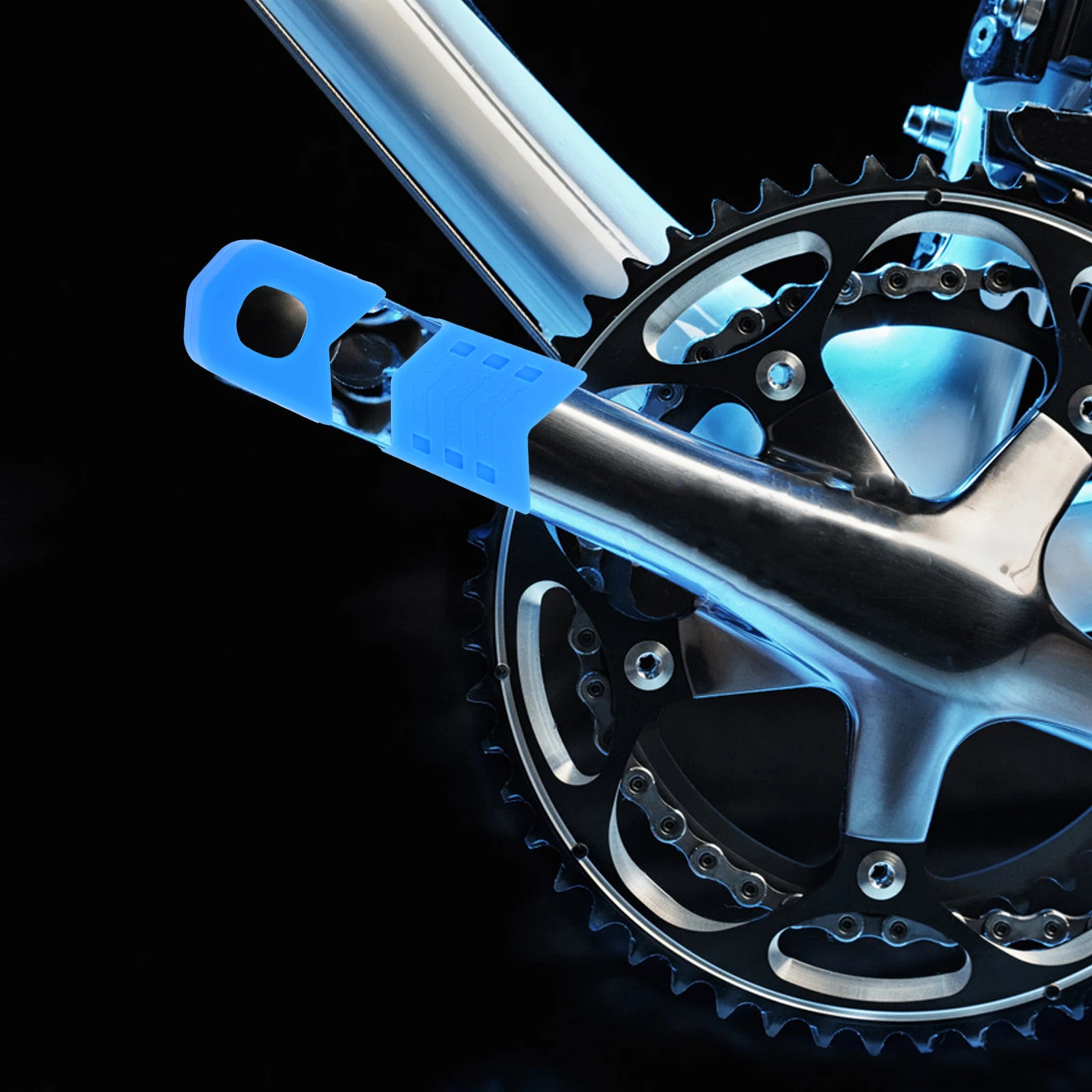 

4Pcs Bike Crank Boot Covers Heavy Duty Silicone Crankset Protectors Universal Fit for Off Road and Urban Cycling