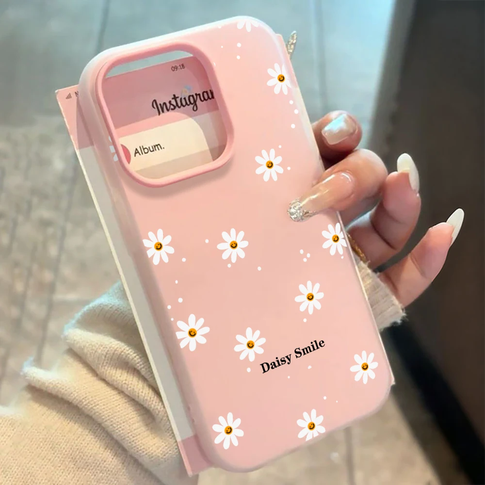 Für Xiaomi Redmi Note 10 14 13 12 Pro Plus 5G 11 Hülle Gänseblümchen Blumen Bonbonfarben Hüllen Für Redmi 12 13C 14C Stoßfeste Abdeckung – Detail 1