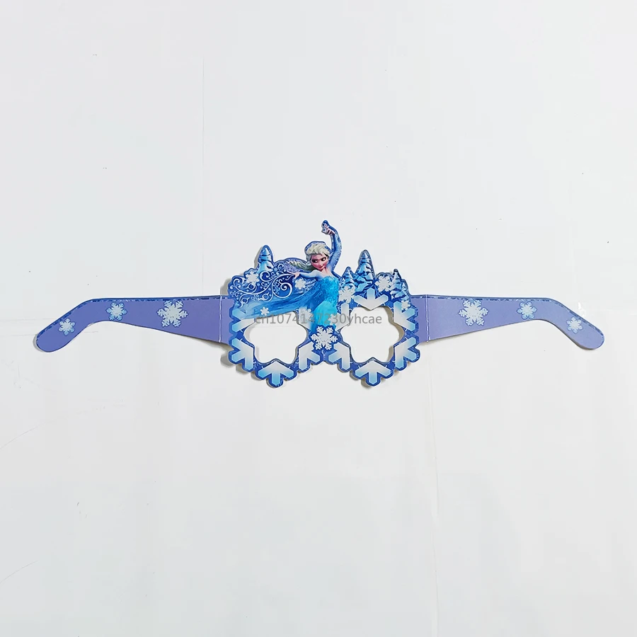 8Pcs/Set Frozen Elsa Anna Halloween Kids Masks Eyewear for Boys Cosplay Mask Christmas Gifts Birthday Party Costume For Kid
