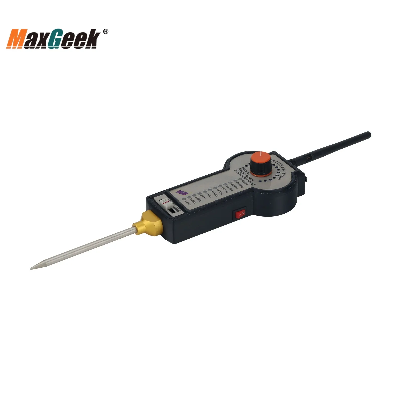 Maxgeek Long Range Gold Metal Detector Finder Scanner EPX-10000 Underground Gold Treasure Hunter 50M con Degausser