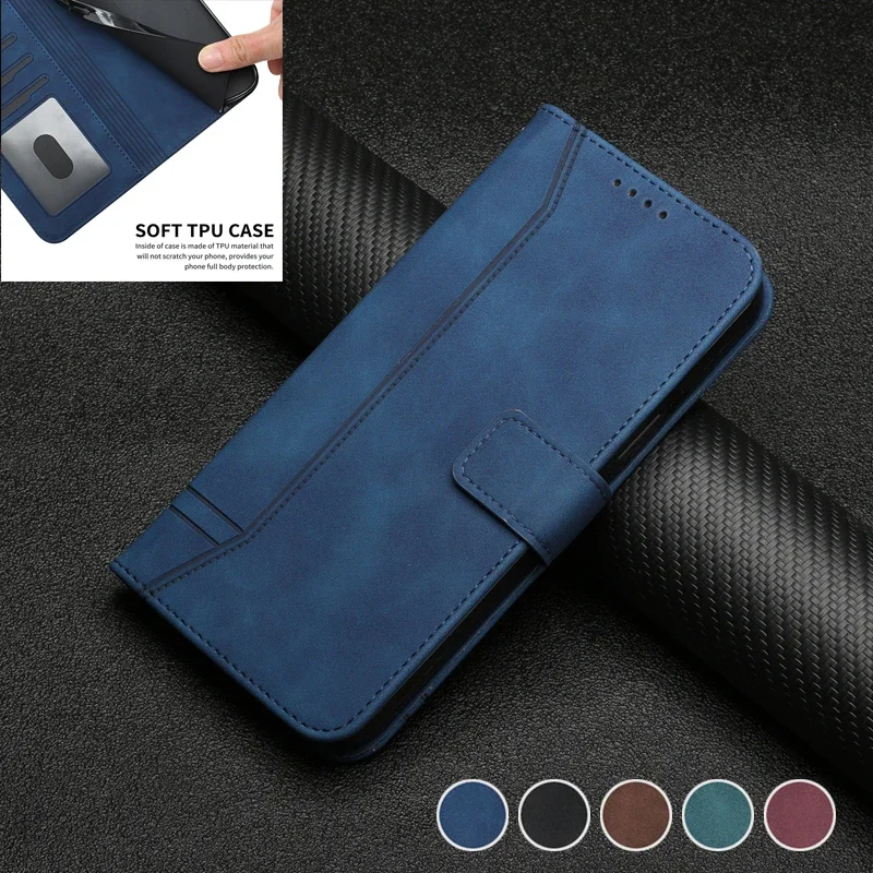 

Wallet With Hand Strap Leather Card Case For Xiaomi Redmi 13C 12C 10 10C Note 12S 12 Pro Plus 11 11S 10S 9S 8 8T 8 Pro Poco X5