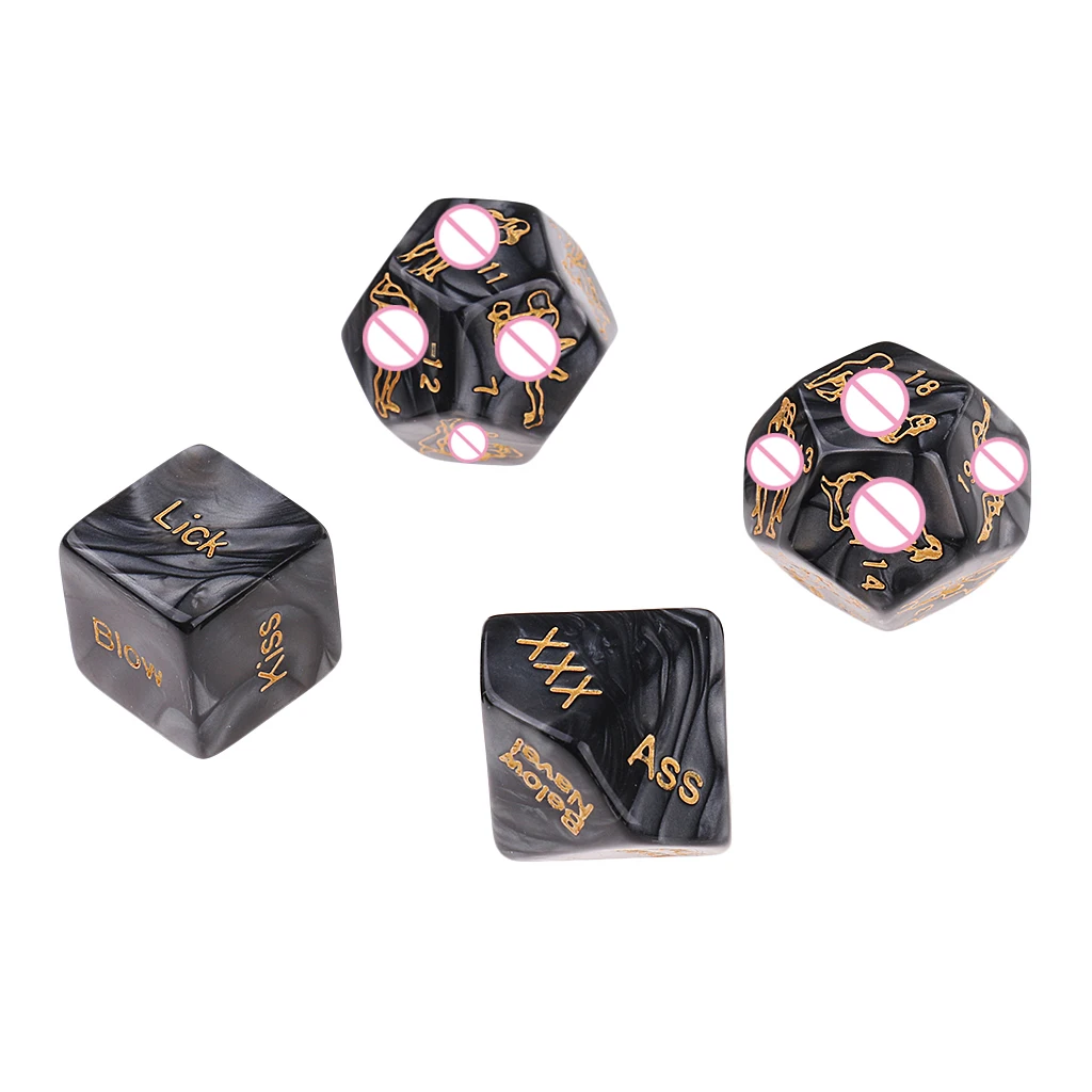 4x Adult Sex Position Dice Love Dice Sex Dice Erotic Dice Toy Lovers Gift