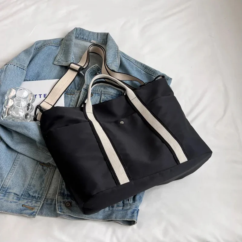 Handbags For Women Designer Luxury Beach Bag High Quality 2024 Lightweight Large Capacity Canvas Shoulder Bag Travel Bag