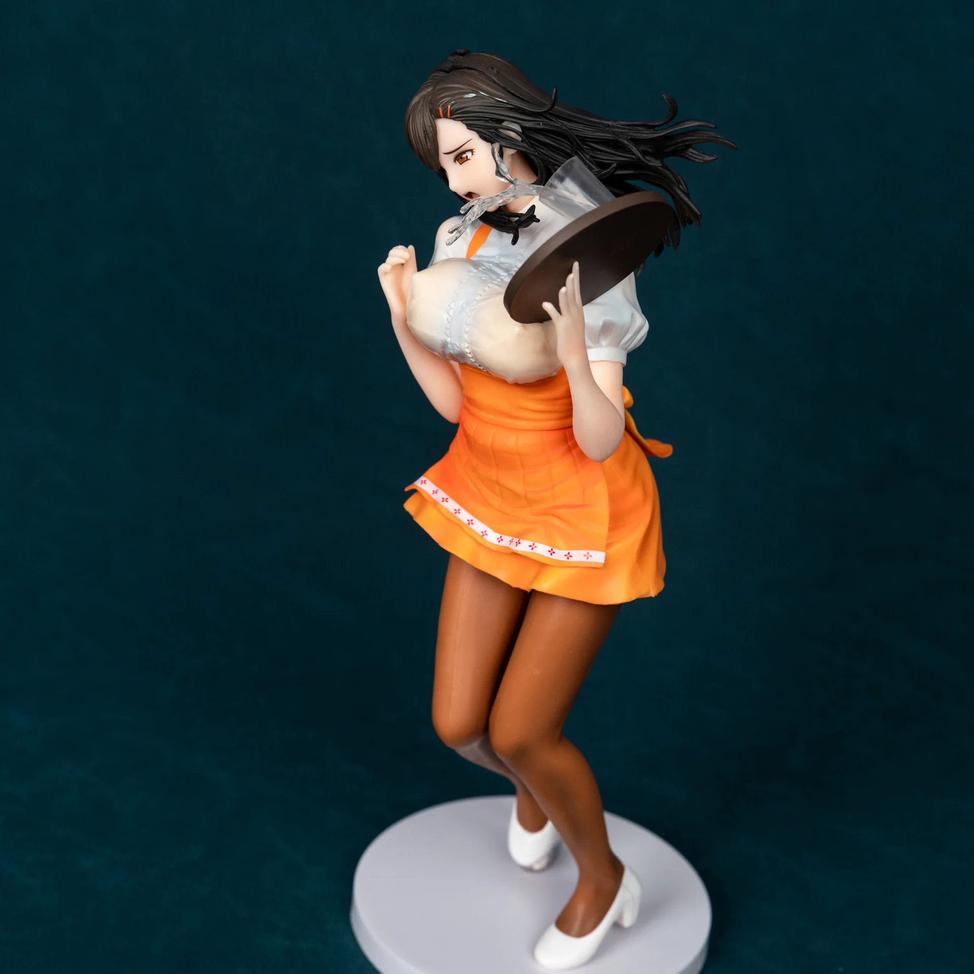 29cm jovem esposa garçonete hitomi oba não heronie dragão brinquedo não menina figura pvc jogo estátua adulto anime ação modelo boneca presentes