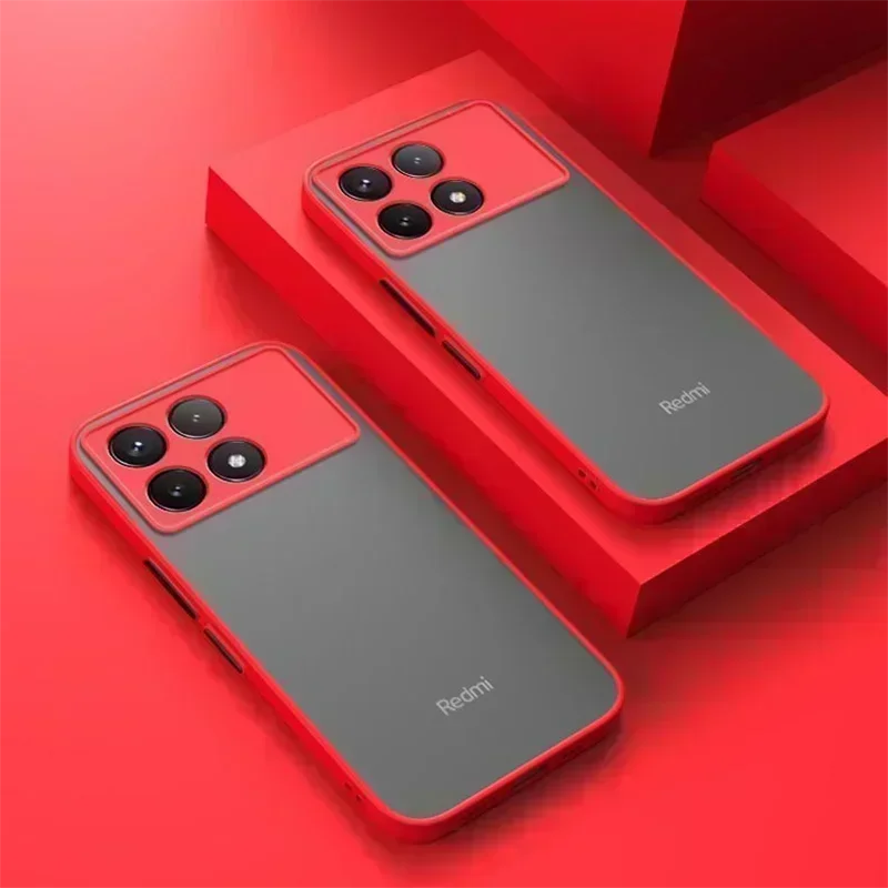 Funda On-Coque de téléphone transparente pour Xiaomi, pare-chocs antichoc fin, coque de luxe, Redmi Note 13, 12, 11, 4G, 10, 9, POCO X6 Pro, 5G, 256