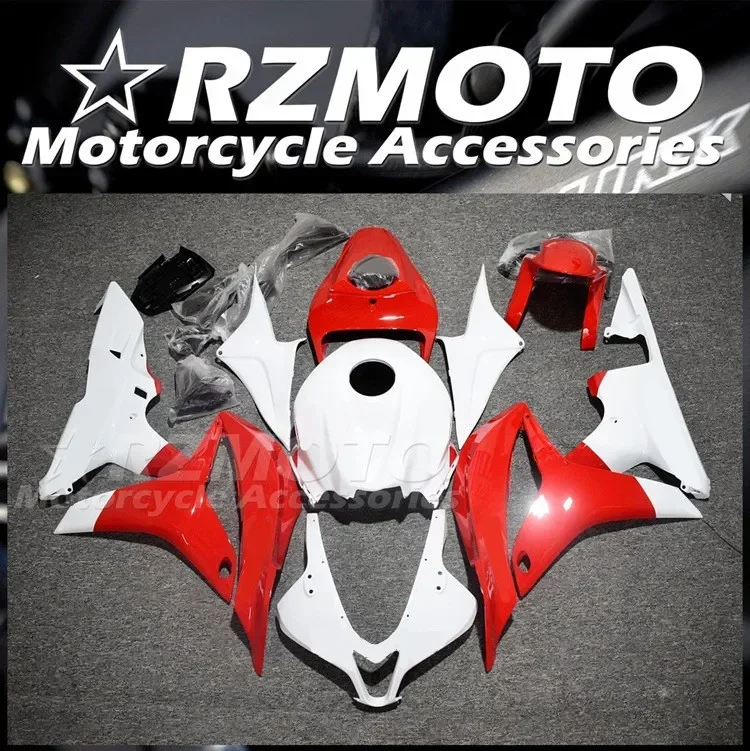 

4Gifts New ABS Motorcycle Full Fairings Kit Fit for HONDA CBR600RR F5 2007 2008 07 08 Bodywork Set Custom Red White