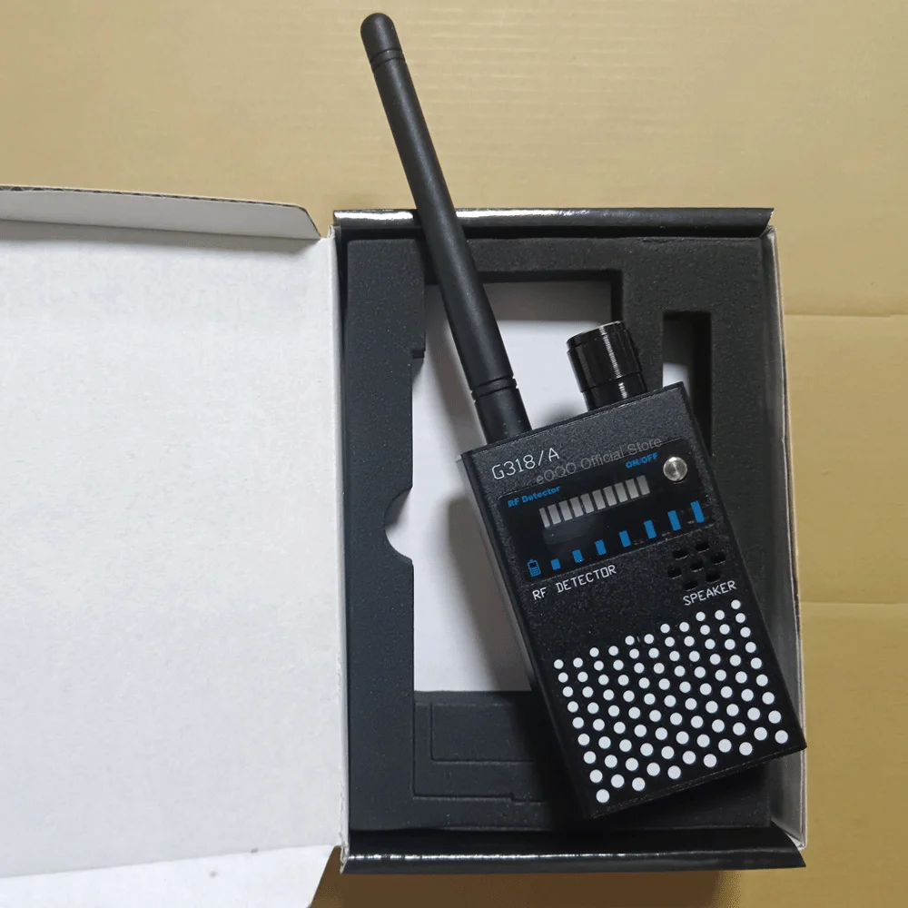 G318 안티 스파이 무선 RF 신호 탐지기 버그 GSM GPS 추적기 카메라 탐지 도청 탐지 와이파이 전문 스캐너 G618W