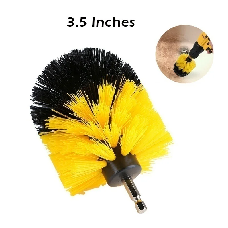 2/3.5/4 Inch Electric Drill Cleaning Brush Tire Cleaning Brush Electric Scrubber Scrub Bit Grout Tile Clean Brush