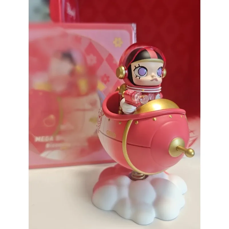 100%POPMART MEGA SPACE MOLLY 100% Blooming Series - Peony Figurine