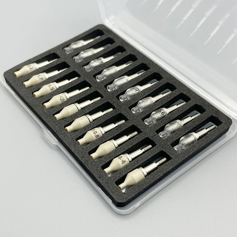20pcs Watch Hands Fitting Setting Presser Pusher Setter PEEK &Steel Watch Needle Holder Watch Repair Tool for Watchmakers