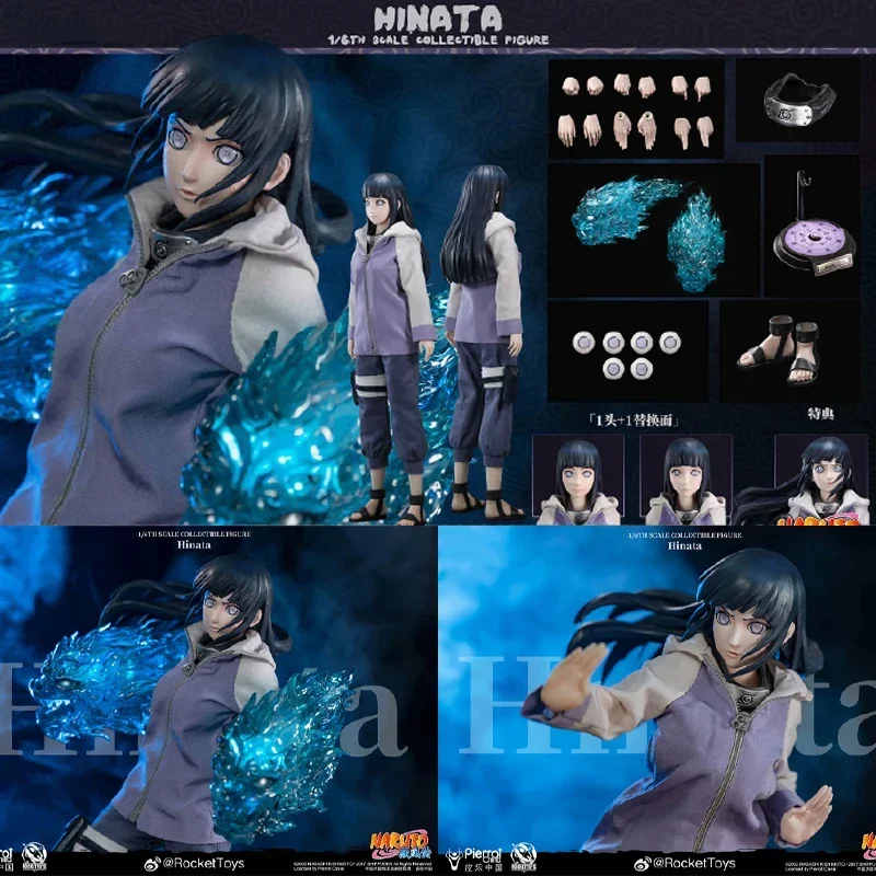 

Original NARUTO Hyūga Hinata 1/6 Scale Action Figures Genuine Rocket Toys ROC-006 Collectible Model Doll Statuette Ornament Gift