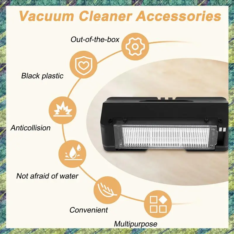 Nana 2 en 1 caja de basura de tanque de agua para Xiaomi para MIJIA Robot STYTJ02YM MVVC01-JG para VIOMI V2 V2 Pro V3 V-RVCLM21B piezas de barredora