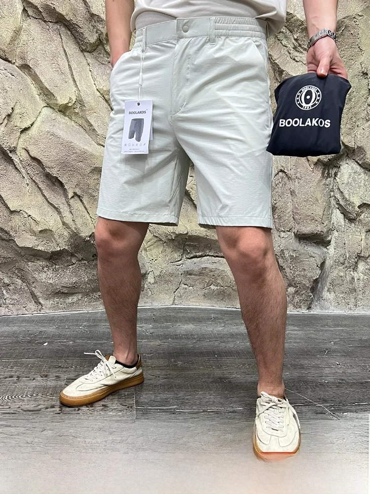 

Men's Golf Series Spor orts Breathable Qui Dry Cool Feeling Summer Casual Pants Straight Leg Five Inches Youthful