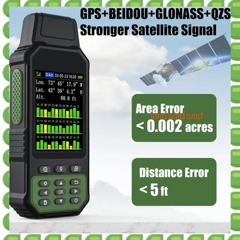 A04V Precision Handheld GPS Meter ZL190PLUS For Surveying Farmland, Land, And Mining Areas
