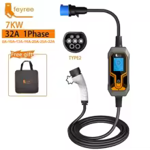 feyree 32A 7KW Type2 EV Portable Charger