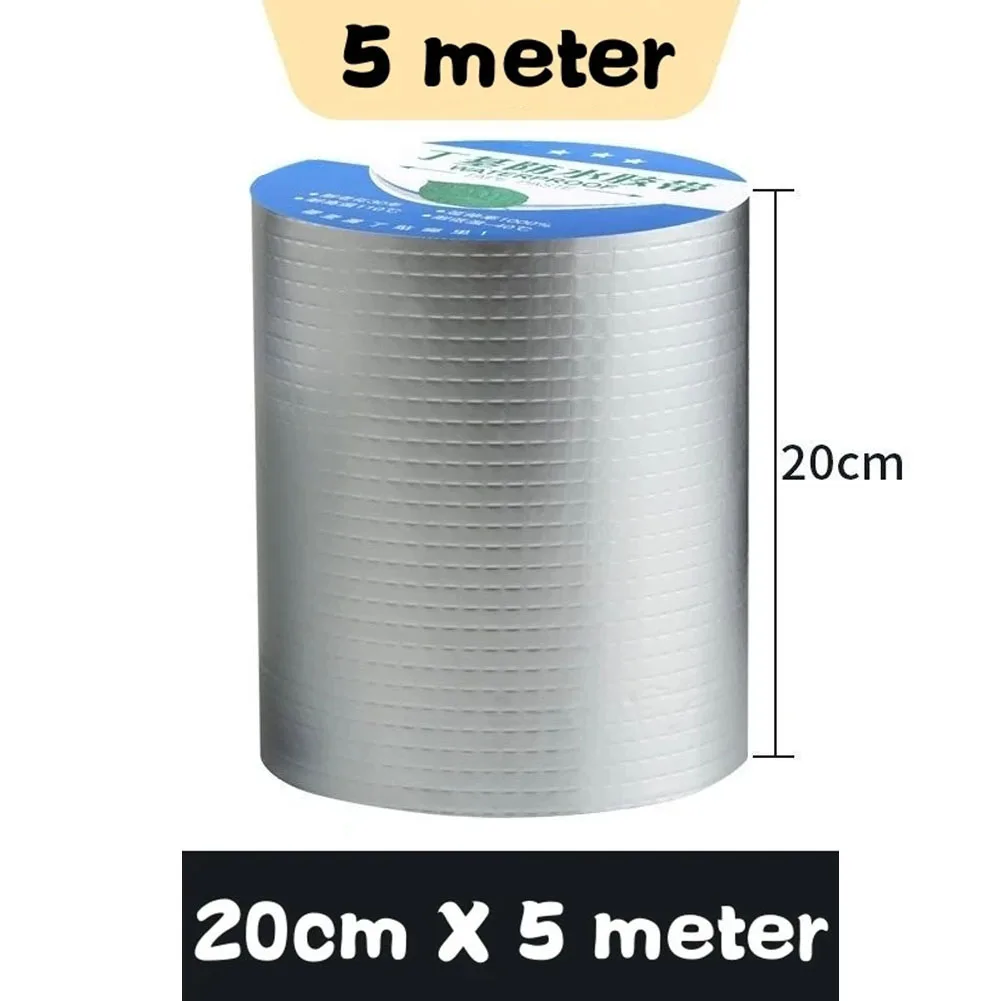 Pita Tambal Butil Pita Tahan Air Butil Bahan Aluminium Foil Meningkatkan Daya Tahan Tahan Suhu Tinggi